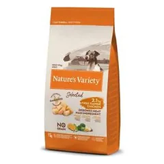 Nature's Variety Selected Mini Adult Chicken begrūdis, sausas maistas mažų veislių šunims, 7 Kg