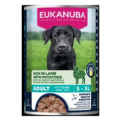 Eukanuba konservuotas maistas šunims su ėriena ir bulvėmis 400 g