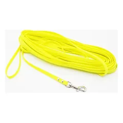 Heim BioThane® paieškos pavadėlis, neoninis geltonas, 20 m ilgio, 13 mm pločio — 2 nuotrauka
