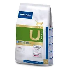 Virbac Veterinary HPM 3 Urology Urinary WIB Cat sausas maistas katėms skirtas struvitinių akmenų pakartotinio formavimosi galimybei, 3 kg