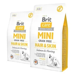BRIT Care Mini Grain Free hair & skin 14 kg (2 x 7 kg)