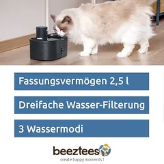 beeztees fontanas katėms Sef, Geriamasis fontanas 2,5 l — 4 nuotrauka