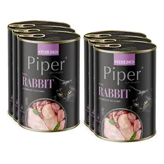 DOLINA NOTECI Piper sterilizuotoms katėms su triušiu 6x400g