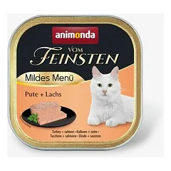 Animonda Vom Feinsten Cat Mildes Menu kalakutas, lašiša 100 g