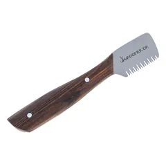 Groomer.dk Danish Classic Kairiarankiams Skirtas Peilis - klasikinis trimeris su medine rankena, skirtas kairiarankiams vartotojams, Extra fine — 3 nuotrauka