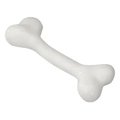 Europet Bernina Hundespielzeug Gummi Bone Vanilla weiß