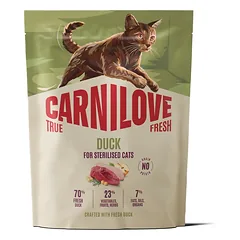 Carnilove True Fresh Cat Duck sterilizuotiems suaugusiems katėms, 2 kg