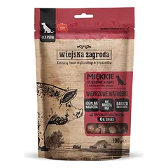 WIEJSKA ZAGRODA Kiaulienos kepenėlės skanėstas šunims 100 g