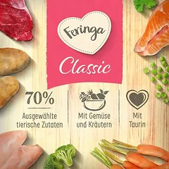 Feringa Classic Meat meniu drėgnas maistas katėms 6 x 200 g — 3 nuotrauka