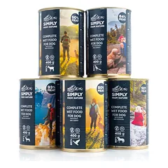 SIMPLY FROM NATURE Šlapio šunų ėdalo mišinys 5 skonių 6 x 400g