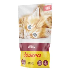 JOSERA Paštetas kačiukams su lašišų aliejumi – 16x85gr.