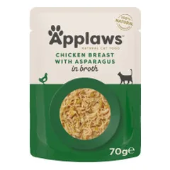 APPLAWS konservai katėms su vištiena ir šparagais 70 g parduotuvėje pet24.lt