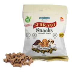 Mediterranean Natural Serrano Snacks pusiau drėgni skanėstai šuniukams