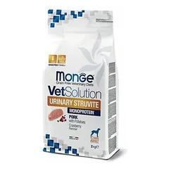 MONGE VetSolution Dog Struvite 12 kg parduotuvėje 1petshop.lt