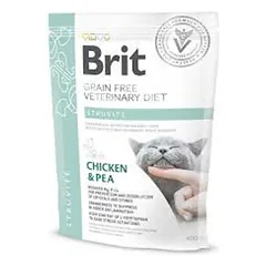 BRIT GF Veterinary Diets Struvite sausas maistas katėms 400 g