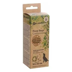 Flamingo POOP BAGS COMPOSTABLE CARDUN GREEN 2x25PCS
