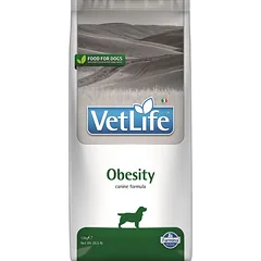 FARMINA Vet Life Obesity Dog 12 kg šunų maistas, skirtas antsvorio turintiems šunims + 3 x FARMINA Vet Life Dental Treat Obesity Mini 60 g (7 vnt) NEMOKAMAI!