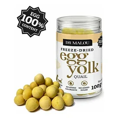 Dr Malou Cat and Dog Freeze-Dried Quail Egg Yolk 100 g