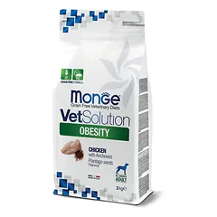 Monge VetSolution Canine Obesity Chicken 12 kg parduotuvėje vetprekes.lt