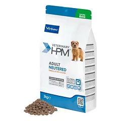 Virbac Veterinary HPM Adult Dog Neutered Small & Toy, sausas maistas šunims, 5 - 9,9 kg — 2 nuotrauka
