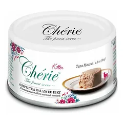 Cherie Cat Kitten Tuna Mousse 80 g nuotrauka