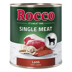 Rocco Single Meat drėgnas maistas šunims 6 x 800 g — 4 nuotrauka