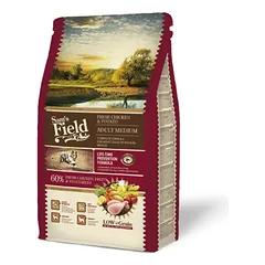 Sam’s Field Fresh Chicken Potato mažai grūdų turintis sausas maistas vidutinių veislių suaugusiems šunims su vištiena ir bulvėmis, 13 kg