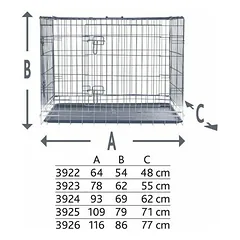 Trixie Metal Pet Crate S — 3 nuotrauka