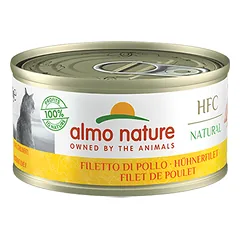Almo Nature HFC Natural vištienos filė konservai katėms su vištienos filė, 70 g