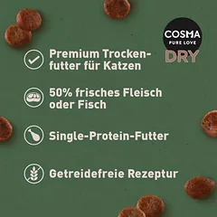 Cosma Extruded su vištiena, sausas maistas katėms, < 1,4 kg — 2 nuotrauka
