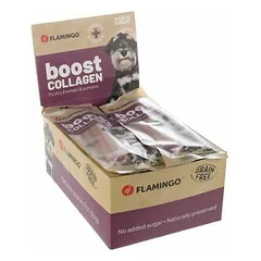 Flamingo skanėstai šunims Boost Spaghetti su vištiena ir kolagenu 10 vnt. 70 g — 3 nuotrauka