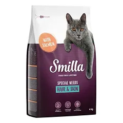 Smilla Hair & Skin su lašiša, sausas maistas katėms, < 1,4 kg — 2 nuotrauka
