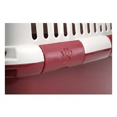 Europet Bernina TFD transportavimo narvas mažiems šunims ir katėms, bordo, 49x32x32 cm — 5 nuotrauka