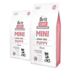 BRIT Care Mini Grain Free Mini Puppy lamb 14 kg (2 x 7 kg)