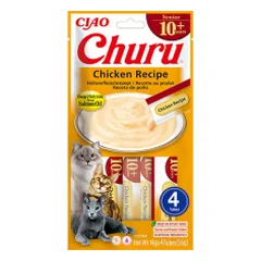 Churu Senior kreminis skanėstas su vištiena vyresnėms katėms, 4 vnt.