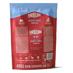Carnilove Cat Active Adult su lašiša ir kalakutiena, sausas maistas katėms 0,4 kg — 2 nuotrauka
