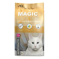 Magic Litter Bentonite Ultra White Baby Powder 10L