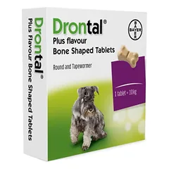 Šunų iki 10 kg tabletės nuo kirminų Drontal