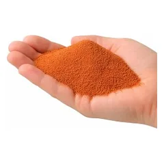 Happet smėlis terariumams, oranžinis, 1 kg — 2 nuotrauka