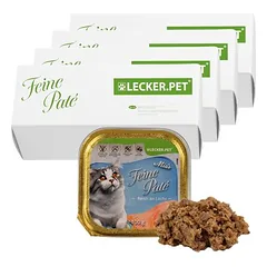 Lyra Pet Lecker.Pet® Mia's Feine Paté su lašiša, drėgnas maistas katėms, 68 x 100 g — 4 nuotrauka