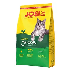 Josera JosiCat Crunchy Chicken sausas maistas suaugusioms katėms su paukštiena, 650 g