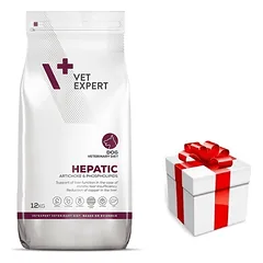 VETEXPERT Veterinary Diet Hepatic Dog 12kg + Staigmena ŠUNIUI