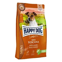 HAPPY DOG Sensible Mini Toscana 4kg antis su lašiša
