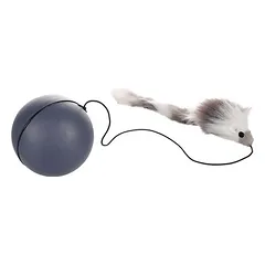 Flamingo Katzenspielzeug Ball mit Maus