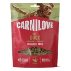 CARNILOVE Soft Snack Duck enriched with Rosemary skanėstai šunims 200 g