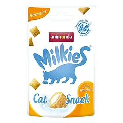 Animonda Milkies traškios pagalvėlės, mišrus rinkinys, skanėstai katėms — 4 nuotrauka