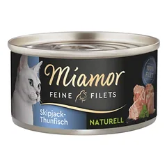 MIAMOR Feine Filets Naturell dryžuotasis tunas 80g dryžuotasis tunas savame padaže