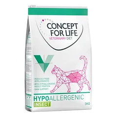 Concept for Life Veterinary Diet Hypoallergenic Insect sausas maistas katėms, > 10 kg — 3 nuotrauka
