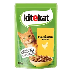 KITEKAT Vištiena padaže 85 g suaugusioms katėms nuotrauka