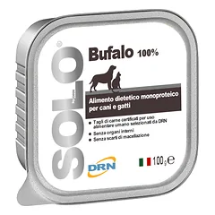 SOLO su bizoniena - vieno baltymo konservai katėms ir šunims 100g